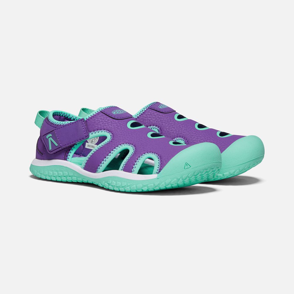 Sandales Keen Enfant Violette/Turquoise | Stingray | LWGAQ-9764